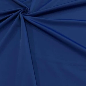 ♻️Poly Reciclar Sólido Azul Marino Mate Poliéster Spandex Tela Elástica ♻️ - Imagen 1 de 2