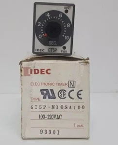 IDEC ELECTRONIC TIMER GT5P N10SA100 100-120VAC 50/60HZ - Picture 1 of 10