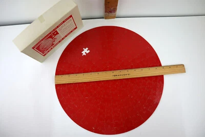 Винтажная 1960-е РЕДКАЯ круглая головоломка Eye Mystifier 15 дюймов - красные глаза - отсутствует 1 шт.! - Изображение 1 из 4