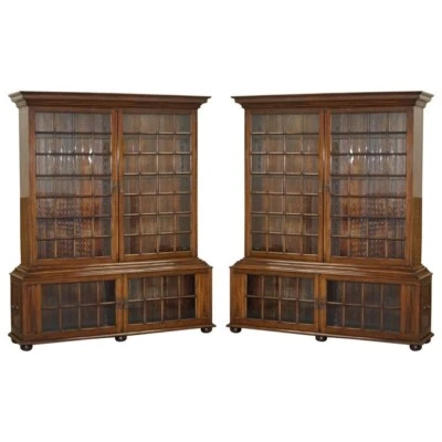 Pair of Very Important Samuel Pepys 1666 Large Library Bookcases After Original - Image 1 of 4