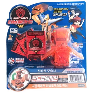 Turning Mecard W Andro Magician Orange Transforming Robot /Korea Official Goods - Picture 1 of 3