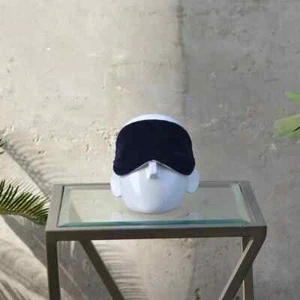 Travel Sleep cotton velvet Eye Mask, Eye Sleeping Cover Blindfold for Men Women - Picture 1 of 11
