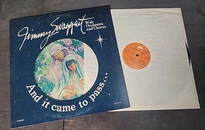Jimmy Swaggart with Orchestra & Chorus “And It Came To Pass” Nice L Christmas LP - Picture 1 of 2