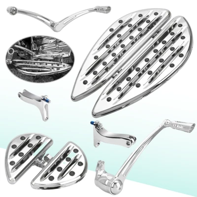 CNC Floorboards & Brake Shift Levers for Harley Touring/Road King/Glide (2014+) Foto 1 de 4