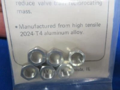 6 porcas de trava de liga, Triumph Trident, X75, BSA Rocket 3 T150 fabricadas nos EUA PP1241 - Imagem 1 de 4