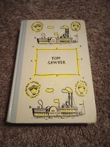 The Adventures of Tom Sawyer Junior Deluxe Edition by Twain Mark 1954 Vintage! - Picture 1 of 7
