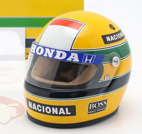 Ayrton Senna McLaren Honda 1988 Helmet 1/2 Formula1 F1 F/S Cover