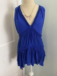 Camicia senza maniche FREE PEOPLE blu taglia piccola serbatoio\small - Foto 1 di 5