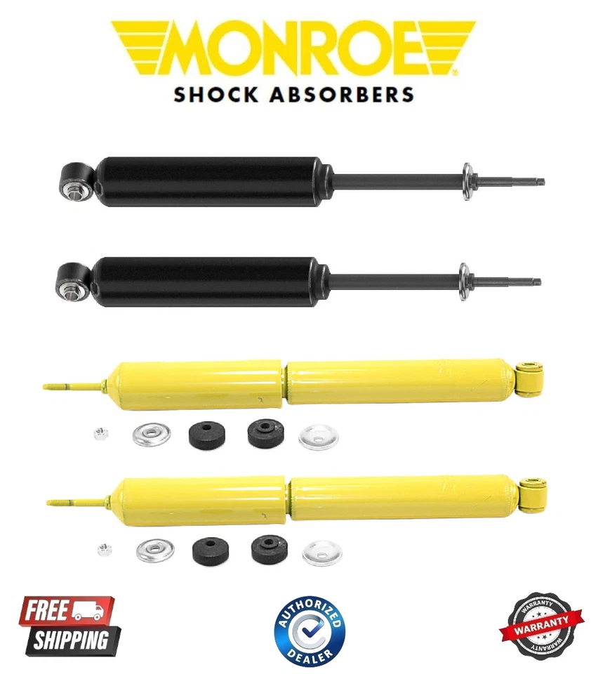 Juego de 4 amortiguadores delanteros traseros Monroe para Ford F100 F150 F250 F350 tracción trasera Foto 1 de 1
