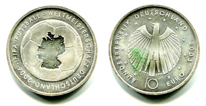10 Euro BRD 2003 Silber  "Fussball WM"