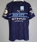 Nwt Manchester City 2021/2022 Away Shirt Jersey #17 De Bruyne Player Issue Epl