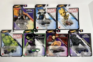 Hot Wheels Marvel Complete set of 7! Brand new! - Picture 1 of 8