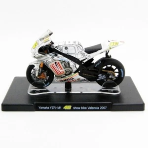 Modellino Moto Yamaha YZR-M1 Valencia 2007 Valentino Rossi Collection 1/18 - Imagen 1 de 8