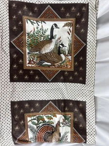 Cranston Sewing Fabric 4 Yards Game Birds Geese Pheasant VIP Screen Print - Picture 1 of 4
