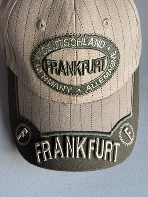 Gorra de béisbol ajustable bordada Frankfurt Deutschland Germany Allemagne Foto 1 de 4