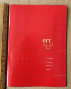 Switzerland 1993 PTT Yearbook Complete Annual Stamp Collection Mint - Picture 1 of 7