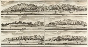 F. OTTENS (1700-1770), Handelsposten in Indonesien, Kupferstich Asiatisch - Picture 1 of 5