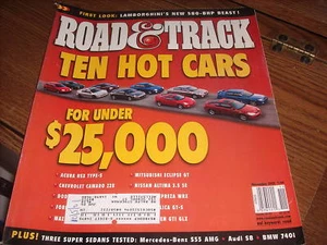Road & Track Nov 2001 Ten Hot Cars under 25,000 - Picture 1 of 1