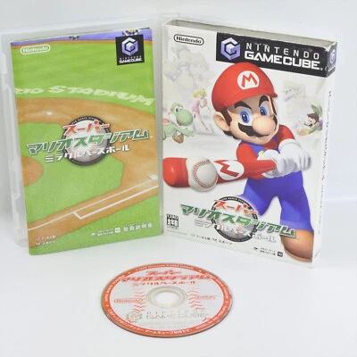 SUPER MARIO STADIUM Miracle Baseball Gamecube Nintendo For JP System 2111 gc - Image 1 of 4