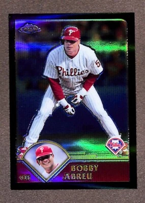 2003 Topps Chrome Black Refractor #288 Bobby Abreu /199 — 第 1/3 张图片