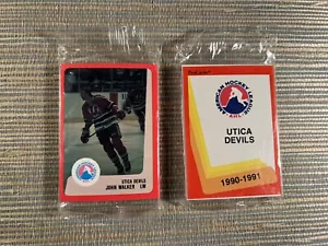 Vtg Lot 1988 & 1990-91 ProCards AHL Utica Devils Factory Sealed Team Set Hockey - Picture 1 of 2