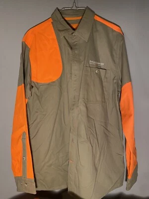 Field & Stream Game Hunting Long Sleeve Shirt Orange Field Shooting. Large - Image 1 of 4