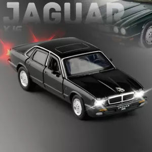 Classic Jaguar XJ6 1/32 Model Car Diecast Toy Vehicle Collection Kids Gift Black - Picture 1 of 7