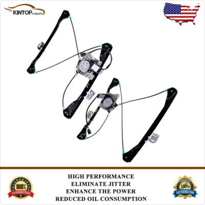 Par regulador de ventana delantero izquierdo derecho para Pontiac Grand Am 1999-2005 con motor Foto 1 de 4