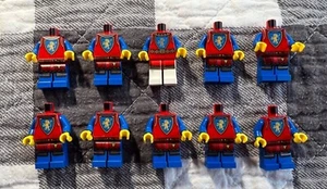 Lego Medieval Castle Lion Knight / Black Falcon Lot of 10 Minifgures From 10305 - Picture 1 of 5