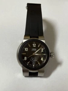 ORIS 7518-44 Men's Automatic Round Black W42mm Swiss Made Vintage - Picture 1 of 24
