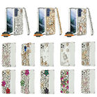 For Apple iPhone 8 Plus/7 Plus/6S Plus Bling 3D Full Diamonds Hybrid Case Cover
