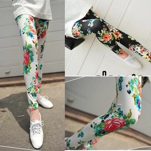Fashion Girl's Leggings Women′s Sexy Pants Flower Stretchy Slim Pencil Pants - Picture 1 of 5