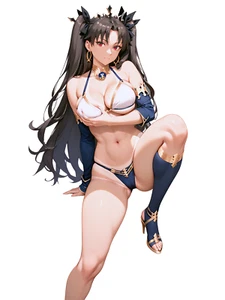 Ishtar Tohsaka Rin Fate Stay Night Weatherproof Anime Sticker 6" Car Decal - Picture 1 of 1