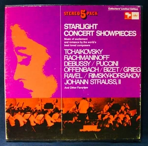 Starlight Concert Showpieces~5 Albums~Tchaikovsky~Puccini~Rachmaninoff~CAPITOL - Picture 1 of 3