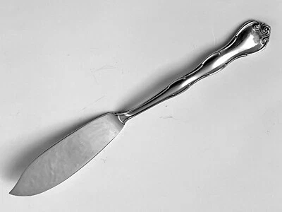 CUCHILLO MAESTRO MANTEQUILLA PLATA ESTERLINA 1951 GORHAM RONDO MANGO PLANO Sin Monogramas Foto 1 de 4