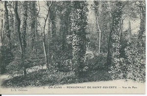 CPA-45-ORLEANS - Pensionnat - St-Euverte - Vue du Parc - Imagen 1 de 2