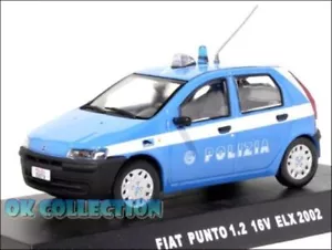 1:43 modellino Polizia italiana / Police - FIAT PUNTO 1.2 16V ELX - 2002 _(63) - Foto 1 di 1