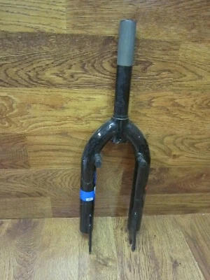 NOS VINTAGE SPECIALIZED 1 1/8" x 6 1/2" THREADLESS STEEL 24" MTB FORK - BLACK - Image 1 of 4