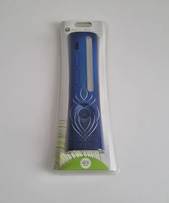 NEW Genuine Microsoft Xbox 360 Blue Hot Rod Console Faceplate - Image 1 of 2