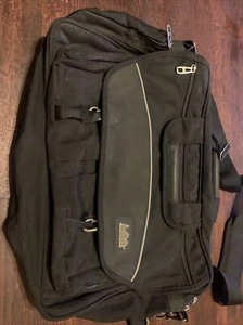 REI Quantum Checkpoint Padded Laptop Shoulder Messenger Bag Gray Black - Picture 1 of 4