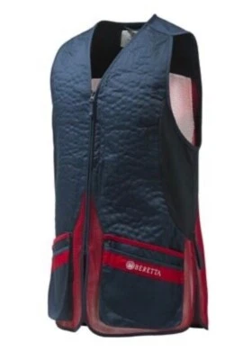 BERETTA SILVER PIGEON EVO SHOOTING VEST, BLUE/RED, SIZE L - Image 1 of 2