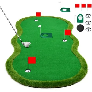 Putting Green Indoor, Putting Green, Golf Simulators for Home, Golf Putting Mat - Picture 1 of 24