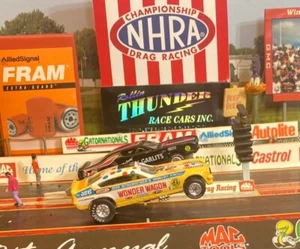 DON SCHUMACHER 1972 CHEVY VEGA WONDER WAGON TOP FUEL FUNNY CAR DRAG STRIP LEGEND - Picture 1 of 8