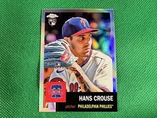 2022 Topps Chrome Platinum Refractors #172 Hans Crouse Philadelphia Phillies