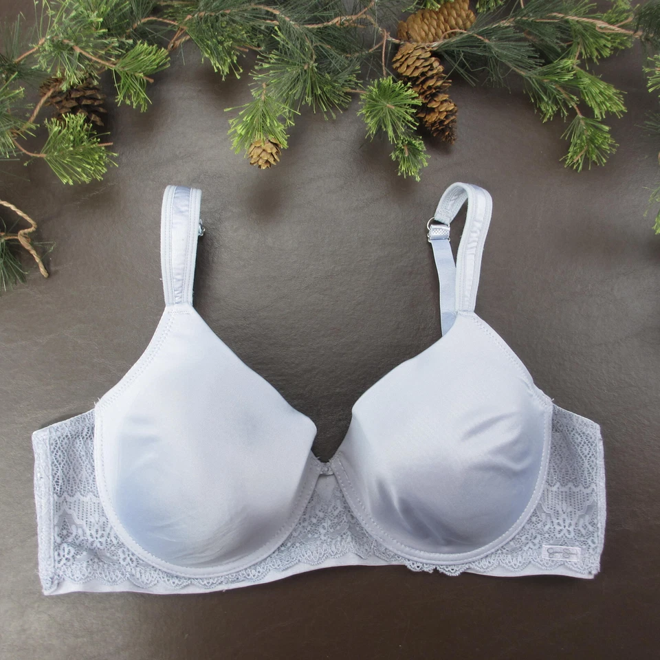 Sujetador Jessica Simpson 42C púrpura acolchado con aros cierre ajustable trasero Foto 1 de 4