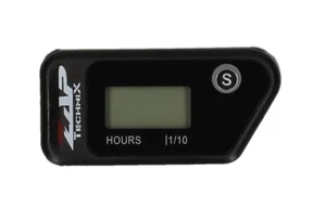 Contador de horas de funcionamiento ZAP contador de horas inalámbrico negro para motocross enduro - Imagen 1 de 1