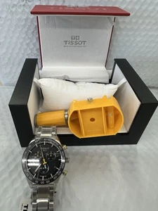 Tissot Men's PRS 516 Chrono Black Dial Stainless Steel Watch T100.417.11.051.00 - Picture 1 of 10