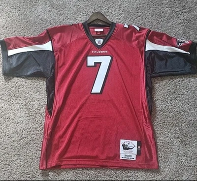 Camiseta deportiva 100 % auténtica Michael Vick Mitchell & Ness 2003 Falcons talla 52 2XL para hombre Foto 1 de 3