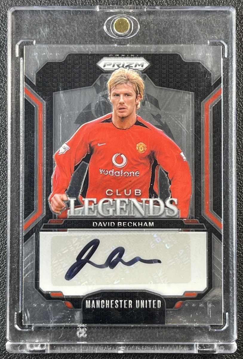 David Beckham ベッカム Panini Prizm AUTO 2020-21 Panini Prizm Premier League - Club Legends Signatures