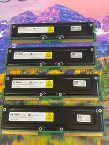 ELPIDA Rambus memory sim 2GB (4 X 512MB) 16 800-45 ECC MC-4R512FKE8D-845 - Picture 1 of 1